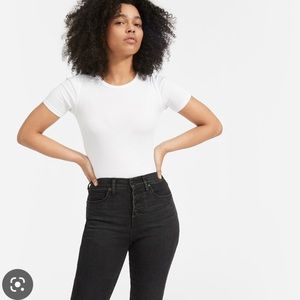 Everlane Stretch High Rise Skinny Button Fly